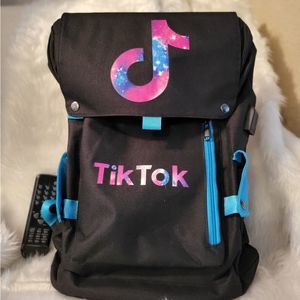 Tik tok usb travel backpack
